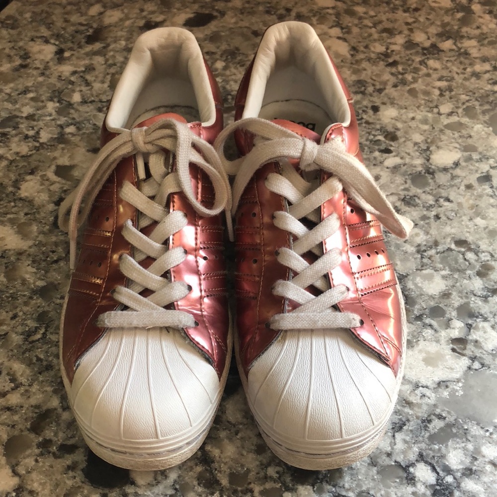 Adidas Superstar Boost Metallic Shell Sneakers - image 2